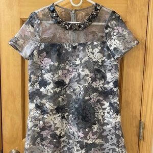 Badgley Mischka Grey Dress
